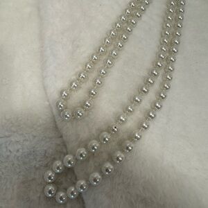 Classic Long Pearl Necklace